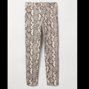 Snake print H&M cigarettes 2 XS